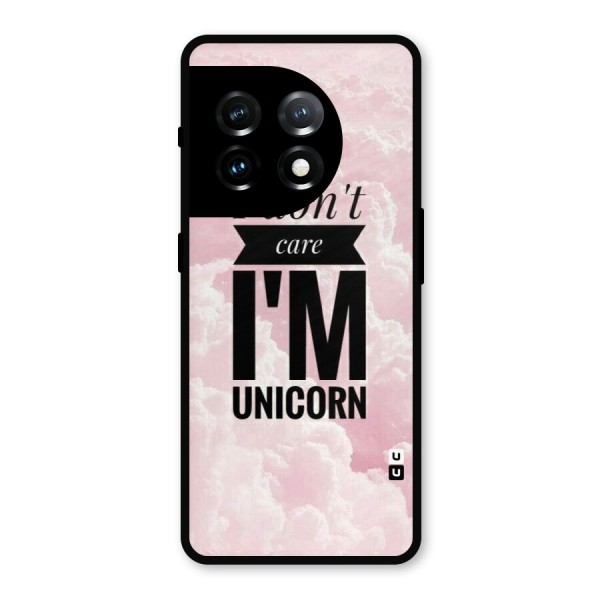 Dont Care Unicorn Metal Back Case for OnePlus 11