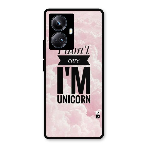 Dont Care Unicorn Metal Back Case for Realme 10 Pro Plus