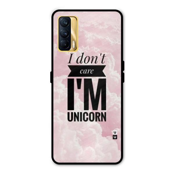 Dont Care Unicorn Metal Back Case for Realme X7