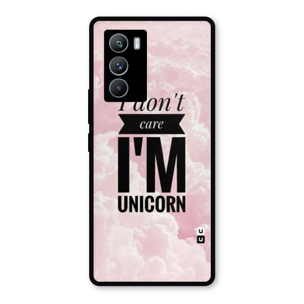 Dont Care Unicorn Metal Back Case for iQOO 9 SE