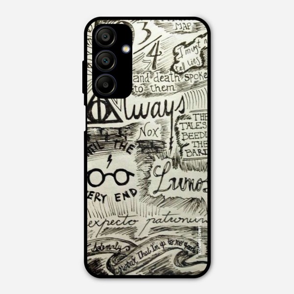 Doodle Art Metal Back Case for Galaxy A15 5G