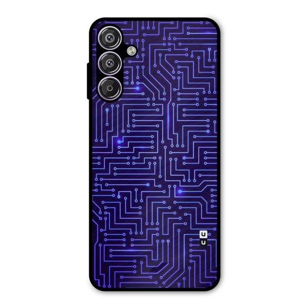 Dotting Lines Metal Back Case for Galaxy M15