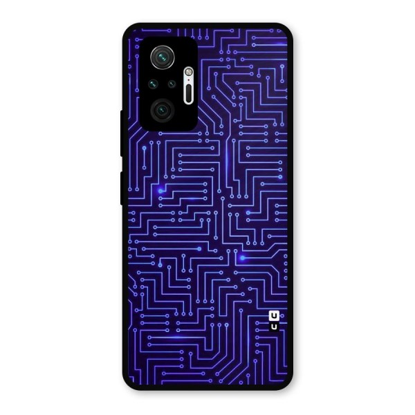 Dotting Lines Metal Back Case for Redmi Note 10 Pro