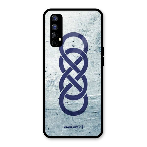 Double Infinity Rough Glass Back Case for Realme 7