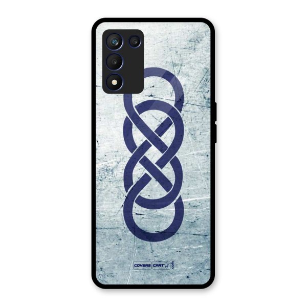 Double Infinity Rough Glass Back Case for Realme 9 5G Speed