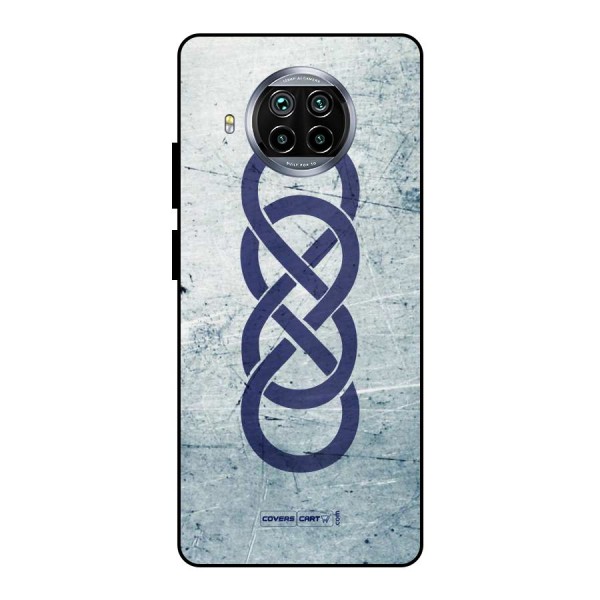 Double Infinity Rough Metal Back Case for Mi 10i