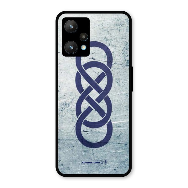 Double Infinity Rough Metal Back Case for Realme 9 Pro Plus 5G