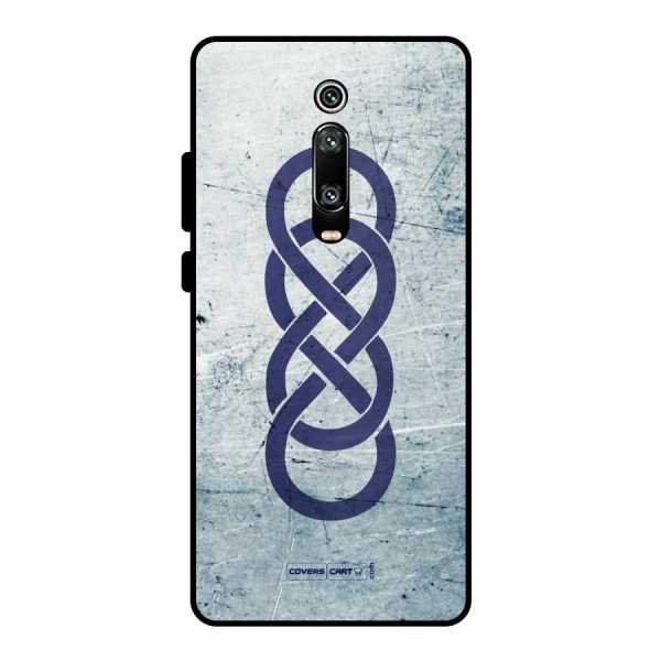 Double Infinity Rough Metal Back Case for Redmi K20