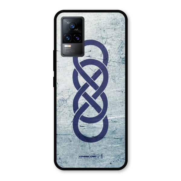 Double Infinity Rough Metal Back Case for Vivo Y73