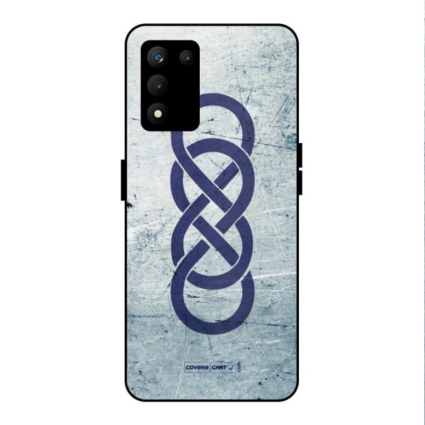 Double Infinity Rough Metal Back Case for realme 9 5G SE