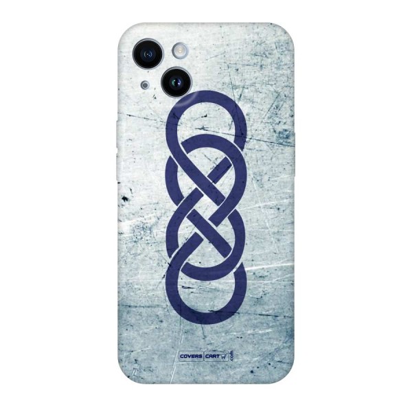 Double Infinity Rough Original Polycarbonate Back Case for iPhone 14