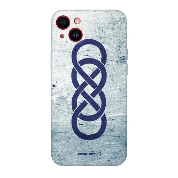 Double Infinity Rough Original Polycarbonate Back Case for iPhone 14 Plus