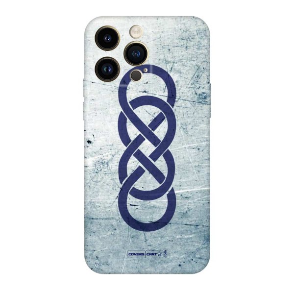 Double Infinity Rough Original Polycarbonate Back Case for iPhone 14 Pro Max