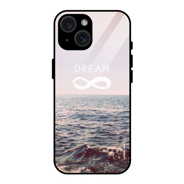 Dream Infinity Glass Back Case for iPhone 15
