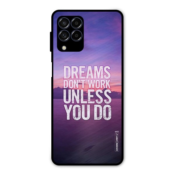 Dreams Work Metal Back Case for Galaxy M53 5G
