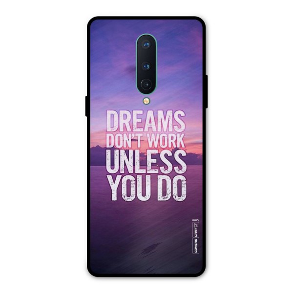 Dreams Work Metal Back Case for OnePlus 8