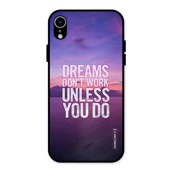 Dreams Work Metal Back Case for iPhone XR