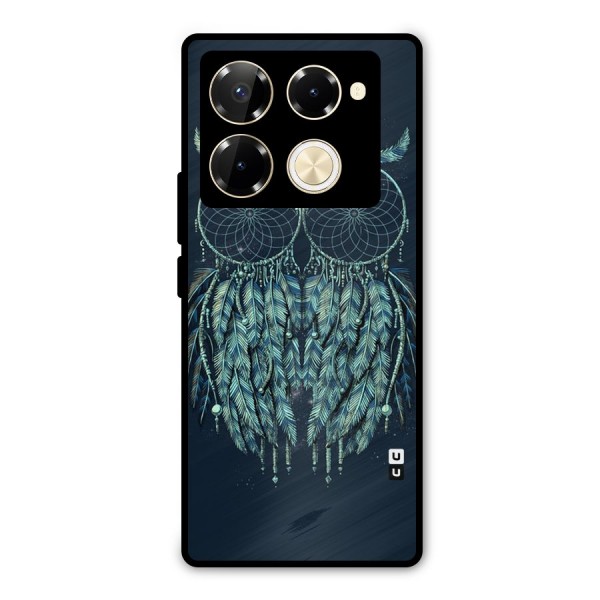 Dreamy Owl Catcher Metal Back Case for Infinix Note 40 Pro