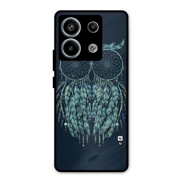 Dreamy Owl Catcher Metal Back Case for Redmi Note 13 Pro 5G