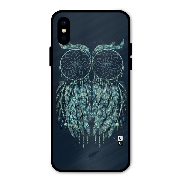 Dreamy Owl Catcher Metal Back Case for iPhone X