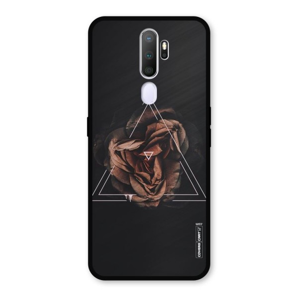 Dusty Rose Metal Back Case for Oppo A9 (2020)
