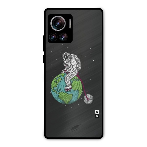 Earth Space Doodle Metal Back Case for Motorola Edge 30 Ultra
