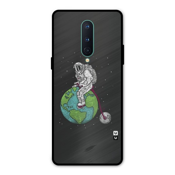 Earth Space Doodle Metal Back Case for OnePlus 8