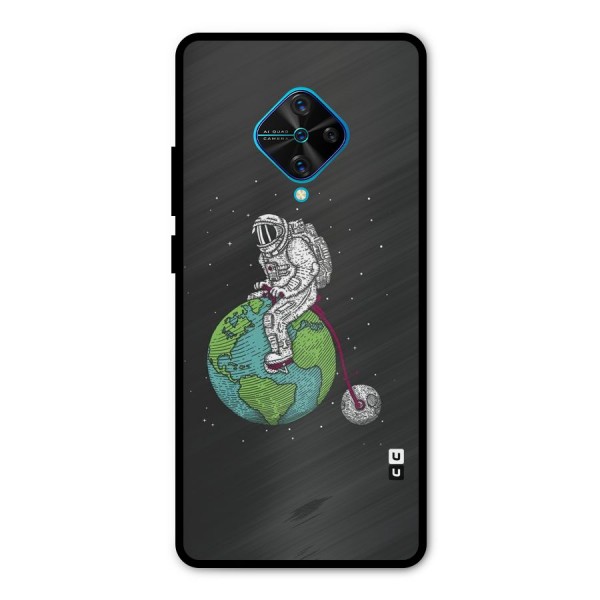 Earth Space Doodle Metal Back Case for Vivo S1 Pro