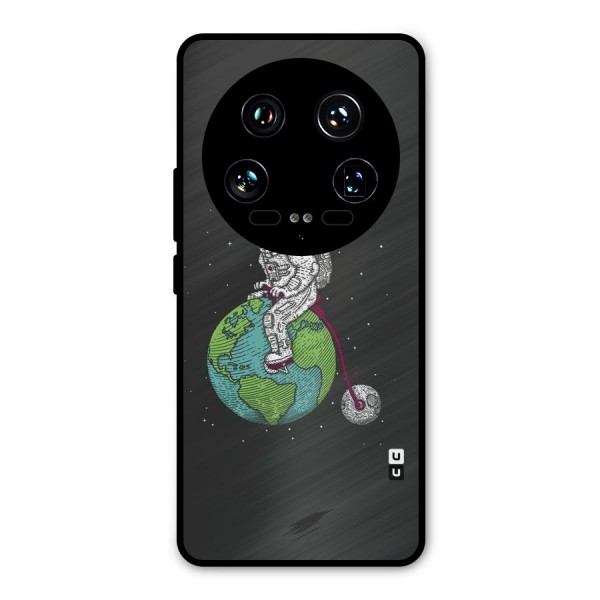 Earth Space Doodle Metal Back Case for Xiaomi 14 Ultra