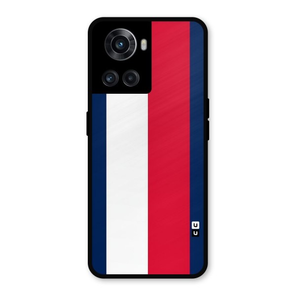 Electric Colors Stripe Metal Back Case for OnePlus 10R