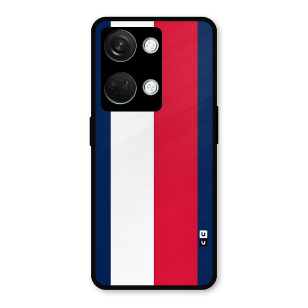 Electric Colors Stripe Metal Back Case for OnePlus Nord 3