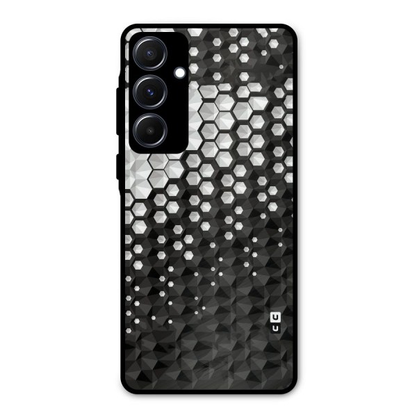 Elite Hexagonal Metal Back Case for Galaxy A55