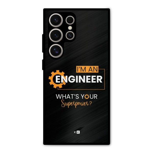 Engineer Superpower Metal Back Case for Galaxy S24 Ultra