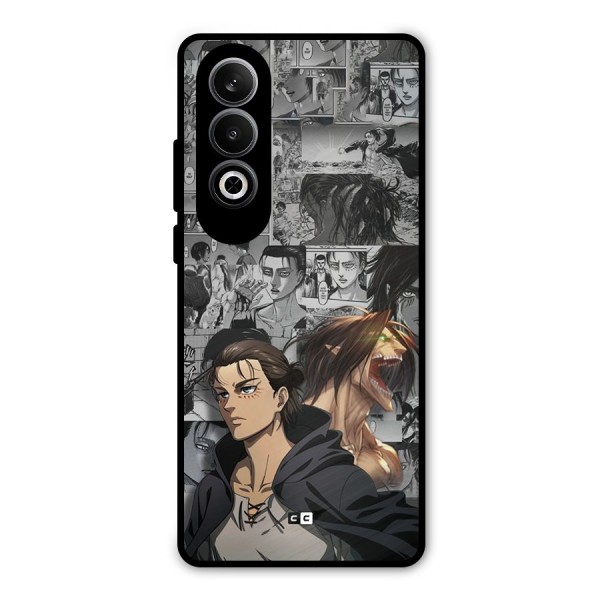 Eren Yeager Manga Metal Back Case for OnePlus Nord CE4