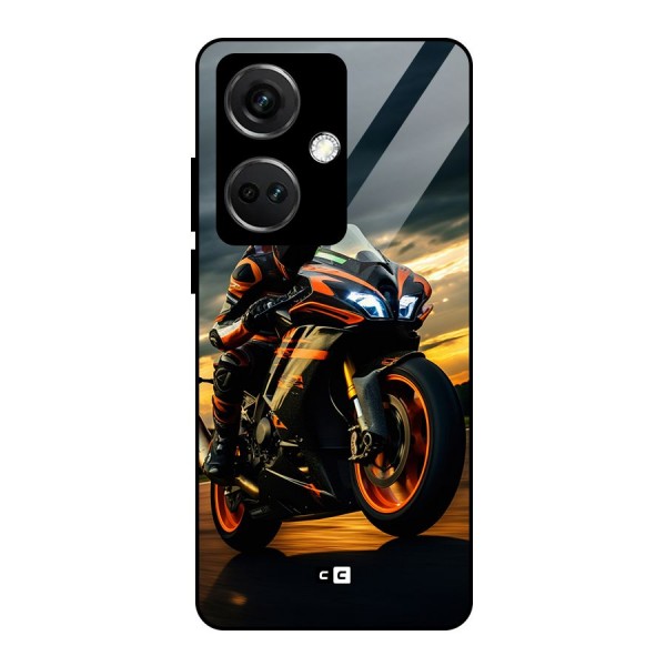 Evening Highway Glass Back Case for OnePlus Nord CE 3 5G