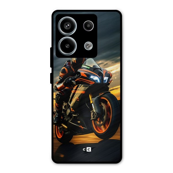 Evening Highway Metal Back Case for Redmi Note 13 Pro 5G