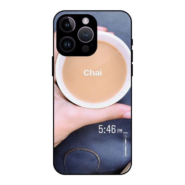 Evening Tea Metal Back Case for iPhone 14 Pro Max