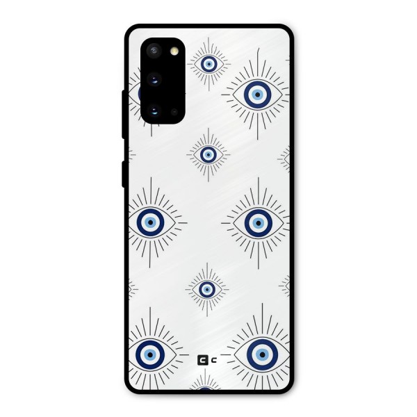 Evil Eye Wall Metal Back Case for Galaxy S20