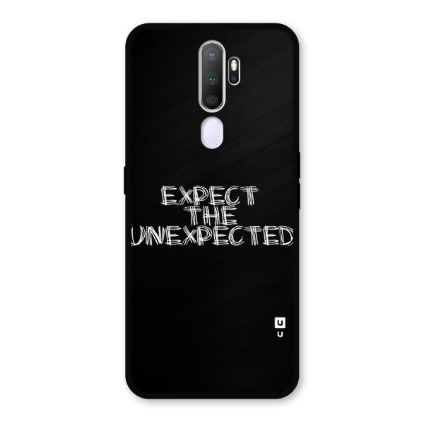 Expect The Unexpected Metal Back Case for Oppo A9 (2020)