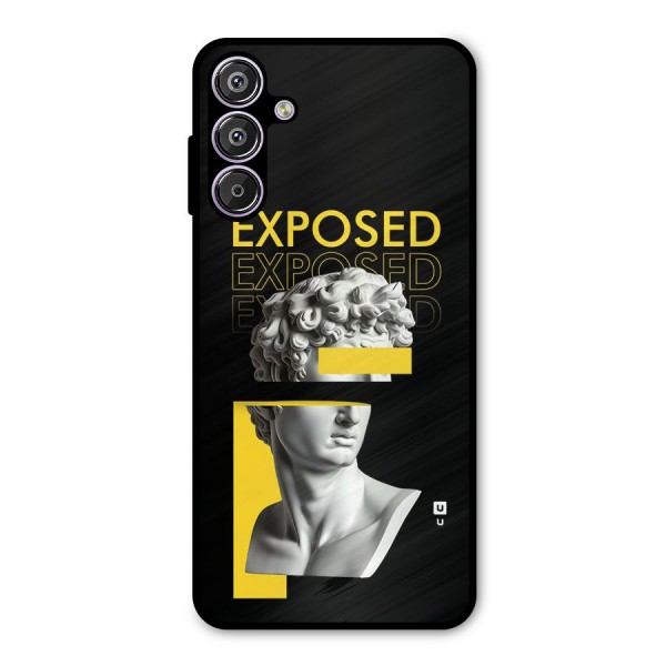 Exposed Sculpture Metal Back Case for Galaxy F15