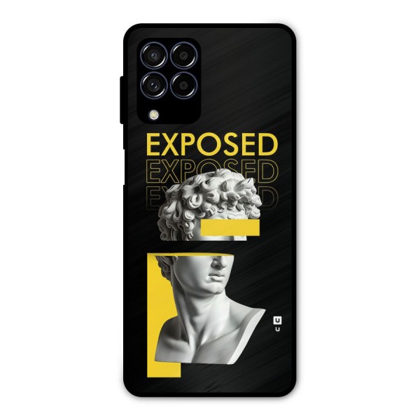 Exposed Sculpture Metal Back Case for Galaxy M53 5G