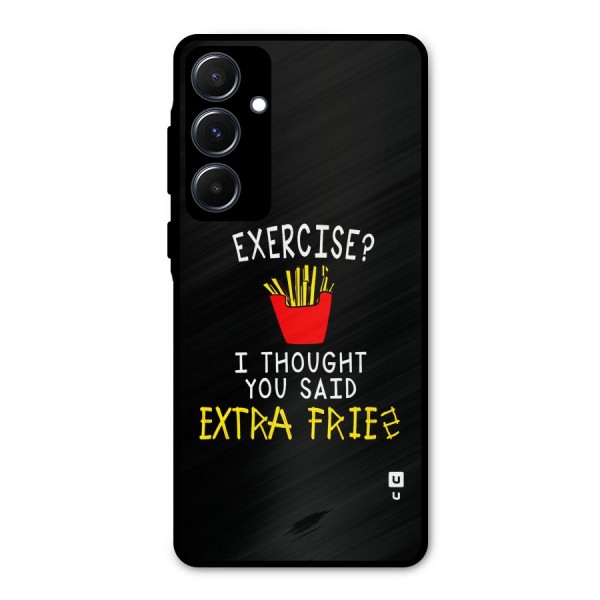 Extra Fries Metal Back Case for Galaxy A55