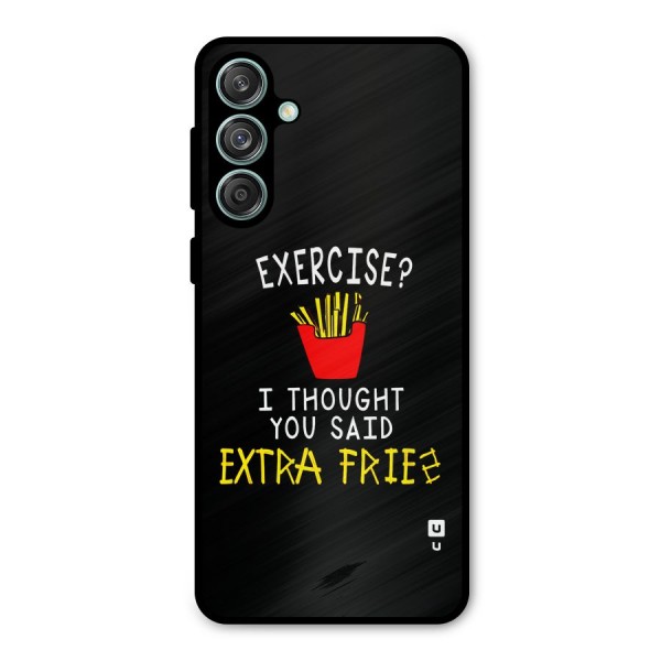 Extra Fries Metal Back Case for Galaxy M55 5G