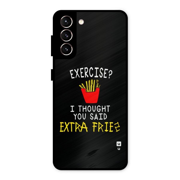 Extra Fries Metal Back Case for Galaxy S21 5G