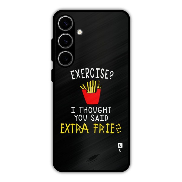 Extra Fries Metal Back Case for Galaxy S24 Plus