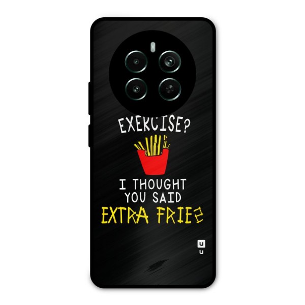 Extra Fries Metal Back Case for Realme 12 Plus