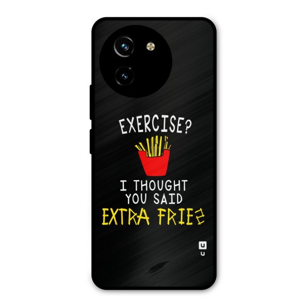 Extra Fries Metal Back Case for Vivo Y200i