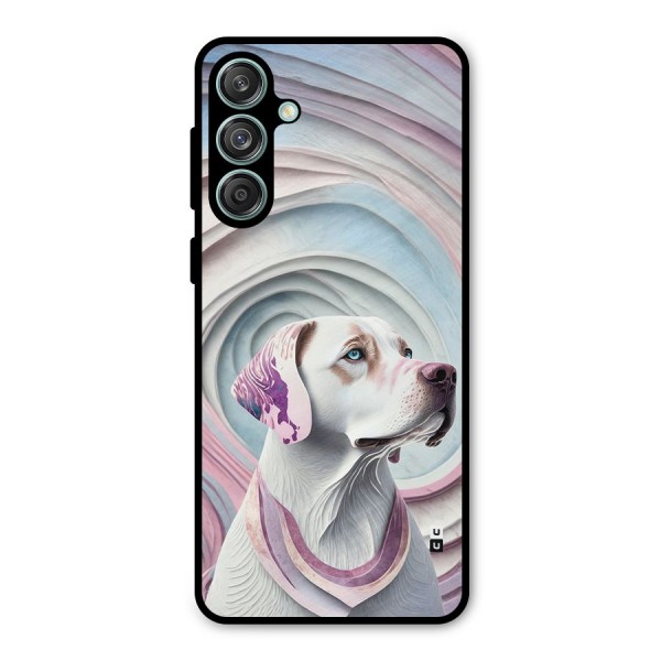 Eye Dog illustration Metal Back Case for Galaxy M55 5G