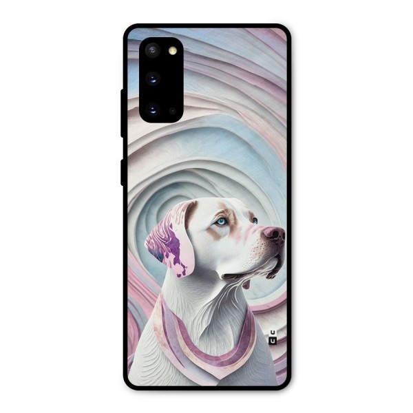 Eye Dog illustration Metal Back Case for Galaxy S20
