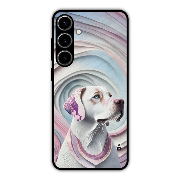 Eye Dog illustration Metal Back Case for Galaxy S24 Plus